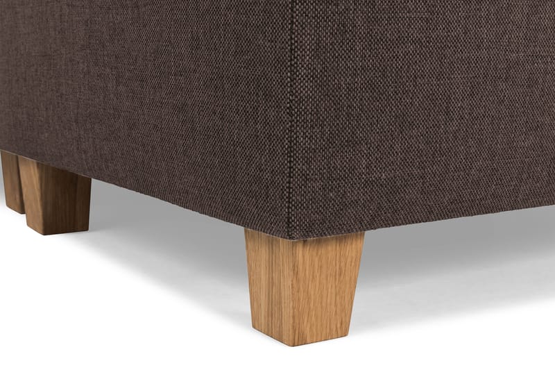 Crazy 7-seters Vendbar L-formet XX-Large Hjørnesofa i Stoff - Brun - Møbler - Sofaer - Hjørnesofaer