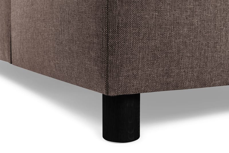 Crazy 7-seters Vendbar L-formet XX-Large Hjørnesofa i Stoff - Brun - Møbler - Sofaer - Hjørnesofaer