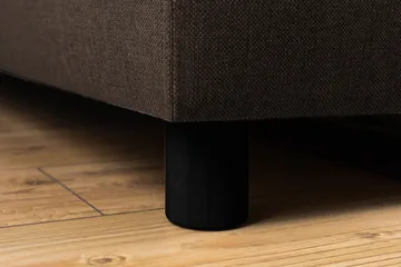 Crazy 7-seters Vendbar L-formet XX-Large Hjørnesofa i Stoff - Brun - Møbler - Sofaer - Hjørnesofaer