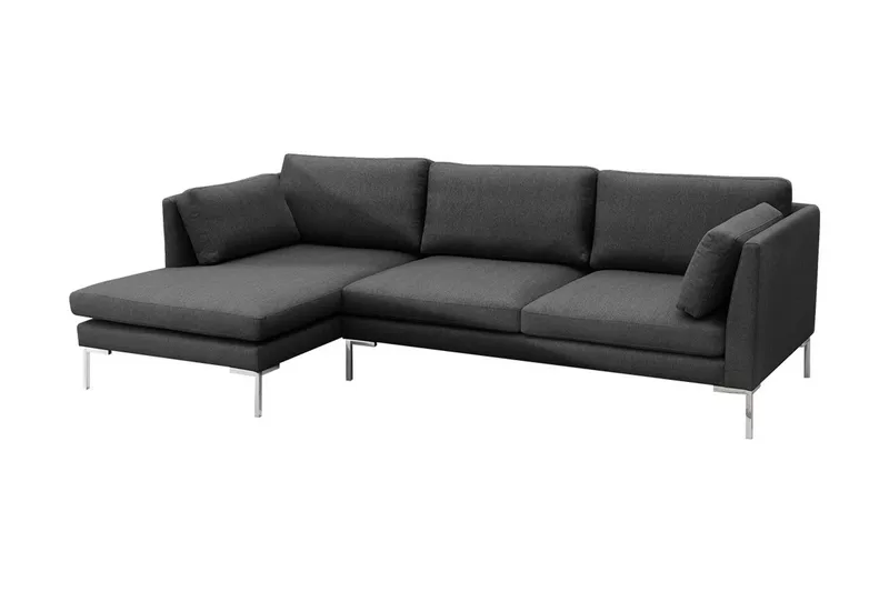 Ocean Divansofa 278x162x86 cm, Mørkegrå