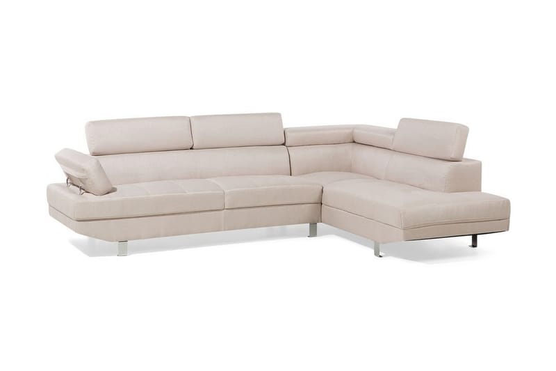 Hjørnesofa Norrea 261 cm - Beige - Hjørnesofaer