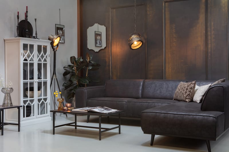 Hjørnesofa Nowell - Svart - Møbler - Sofaer - Hjørnesofaer