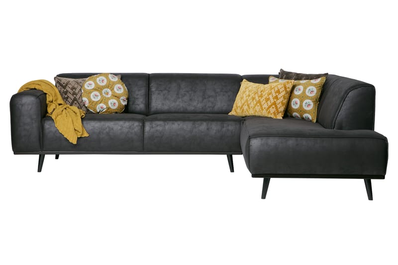 Hjørnesofa Nowell - Svart - Møbler - Sofaer - Hjørnesofaer
