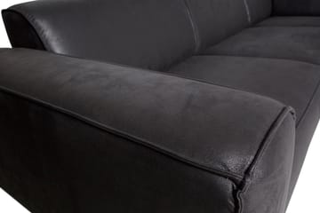 Hjørnesofa Nowell - Svart - Møbler - Sofaer - Hjørnesofaer