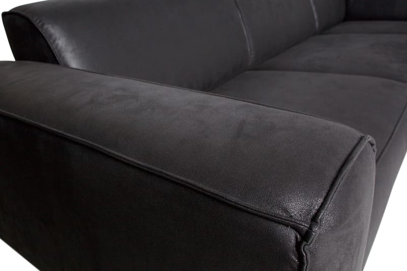 Hjørnesofa Nowell - Svart - Møbler - Sofaer - Hjørnesofaer