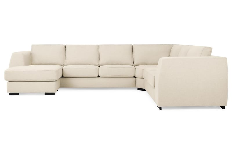 Hjørnesofa Ontario med Divan Vendbar - Beige - Hjørnesofa med divan - Hjørnesofaer