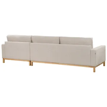 Hjørnesofa Siggard - Beige - Møbler - Sofaer - Sofaer med sjeselong - 4 seters sofa med divan