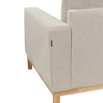 Hjørnesofa Siggard - Beige - Møbler - Sofaer - Sofaer med sjeselong - 4 seters sofa med divan