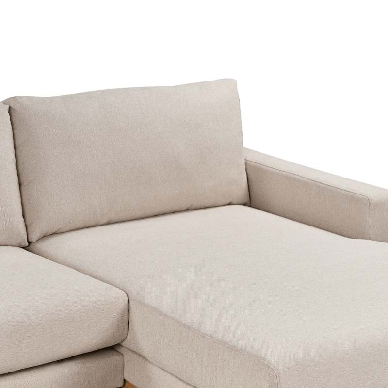 Hjørnesofa Siggard - Beige - Møbler - Sofaer - Sofaer med sjeselong - 4 seters sofa med divan