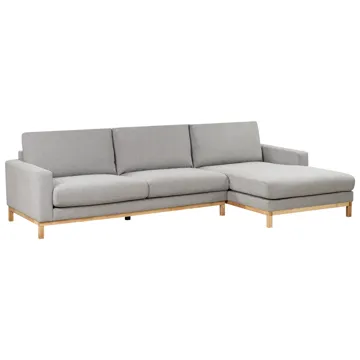 Hjørnesofa Siggard - Grå - Møbler - Sofaer - Sofaer med sjeselong - 4 seters sofa med divan