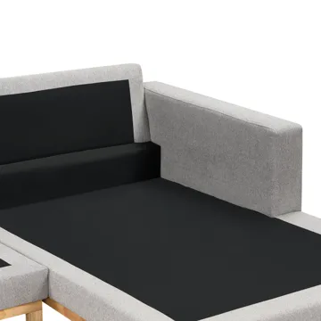 Hjørnesofa Siggard - Grå - Møbler - Sofaer - Sofaer med sjeselong - 4 seters sofa med divan