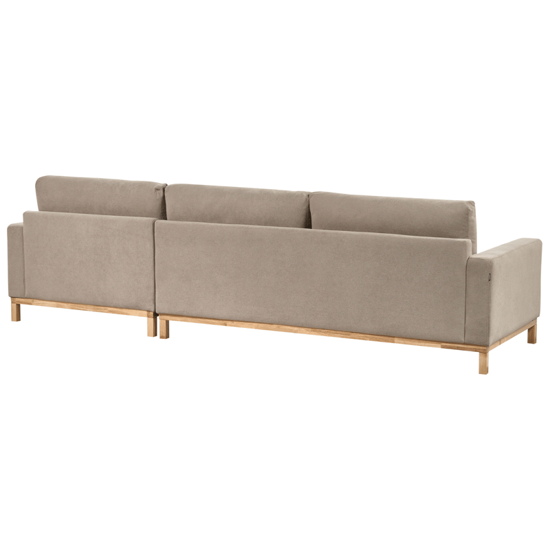 Hjørnesofa Siggard - Taupe - Møbler - Sofaer - Sofaer med sjeselong - 4 seters sofa med divan