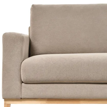 Hjørnesofa Siggard - Taupe - Møbler - Sofaer - Sofaer med sjeselong - 4 seters sofa med divan