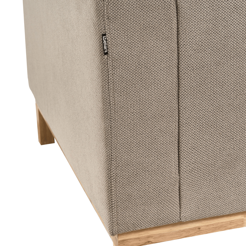 Hjørnesofa Siggard - Taupe - Møbler - Sofaer - Sofaer med sjeselong - 4 seters sofa med divan