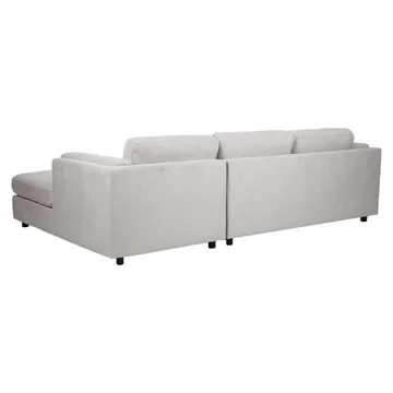 Hjørnesofa Ulnora Høyre - Grå - Møbler - Sofaer - Hjørnesofaer - Hjørnesofa med divan