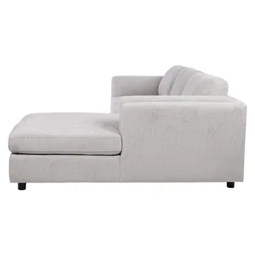 Hjørnesofa Ulnora Høyre - Grå - Møbler - Sofaer - Hjørnesofaer - Hjørnesofa med divan