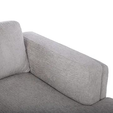 Hjørnesofa Ulnora Høyre - Grå - Møbler - Sofaer - Hjørnesofaer - Hjørnesofa med divan