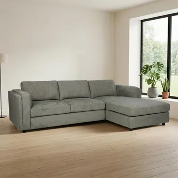 Hjørnesofa Ulnora Høyre - Grønn - Møbler - Sofaer - Hjørnesofaer - Hjørnesofa med divan