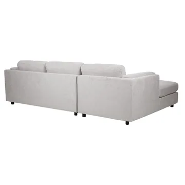 Hjørnesofa Ulnora Venstre - Grå - Møbler - Sofaer - Hjørnesofaer - Hjørnesofa med divan
