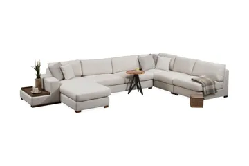 Huelva Divansofa - Beige - Møbler - Sofaer - Hjørnesofaer - Hjørnesofa med divan