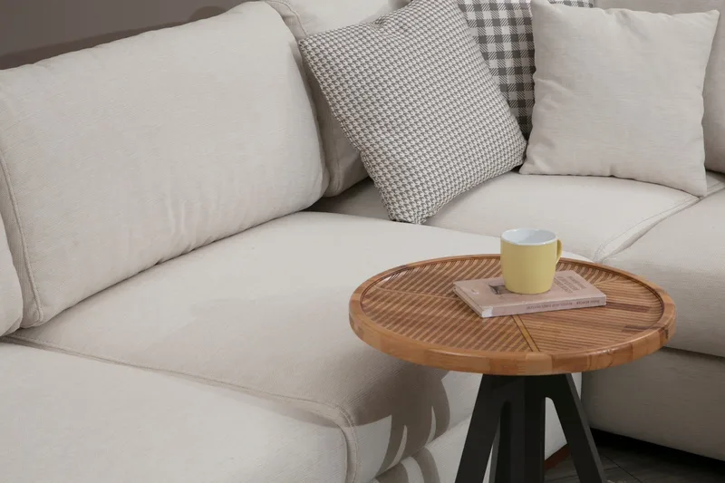 Huelva Divansofa - Beige - Møbler - Sofaer - Hjørnesofaer - Hjørnesofa med divan