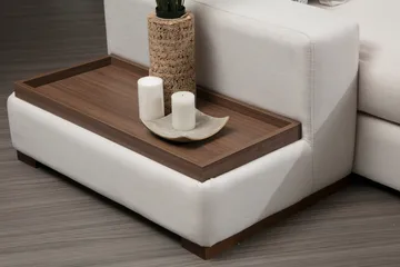 Huelva Divansofa - Beige - Møbler - Sofaer - Hjørnesofaer - Hjørnesofa med divan