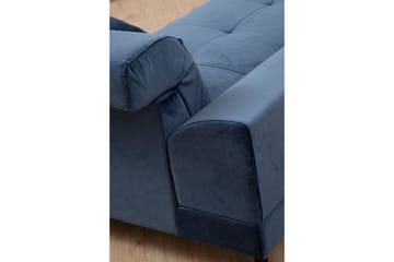 Jaraad Divansofa 3-seters - Blå - Møbler - Sofaer - Hjørnesofaer