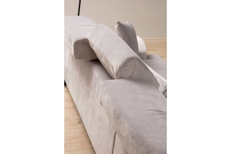 Jaraad Divansofa 3-seters - Grå - Møbler - Sofaer - Hjørnesofaer - Hjørnesofa med divan