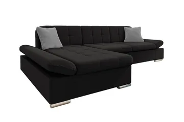 Kintore 3-sits Hörnsoffa Black - Møbler - Sofaer - Hjørnesofaer