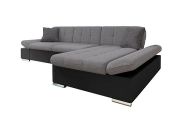 Kintore 3-sits Hörnsoffa Black/Grey - Møbler - Sofaer - Hjørnesofaer
