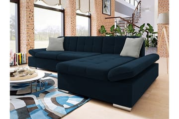 Kintore 3-sits Hörnsoffa Dark blue - Møbler - Sofaer - Hjørnesofaer
