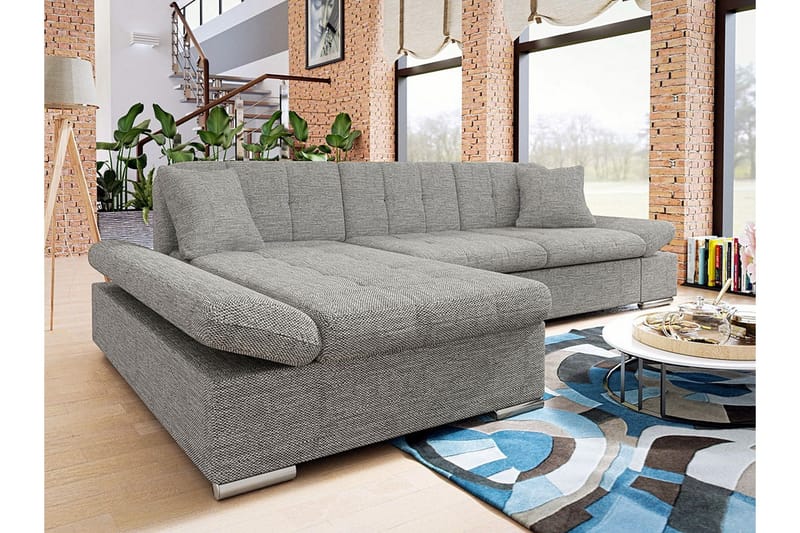Kintore 3-sits Hörnsoffa Dark grey - Møbler - Sofaer - Hjørnesofaer