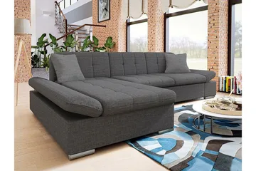 Kintore 3-sits Hörnsoffa Dark grey - Møbler - Sofaer - Hjørnesofaer