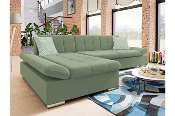 Kintore 3-sits Hörnsoffa Green - Møbler - Sofaer - Hjørnesofaer