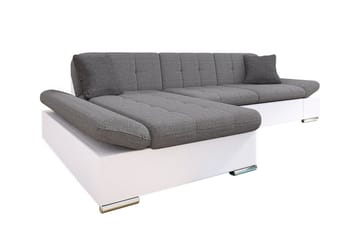 Kintore 3-sits Hörnsoffa Light Grey/White - Møbler - Sofaer - Hjørnesofaer