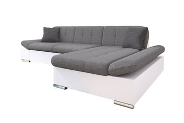 Kintore 3-sits Hörnsoffa Light Grey/White - Møbler - Sofaer - Hjørnesofaer