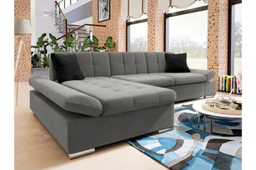 Kintore 3-sits Hörnsoffa Ljusgrå - Møbler - Sofaer - Hjørnesofaer