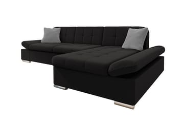 Kintore 3-sits Hörnsoffa NO_BRAND Black - Møbler - Sofaer - Hjørnesofaer