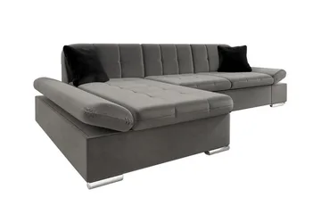 Kintore 3-sits Hörnsoffa NO_BRAND Dark grey - Møbler - Sofaer - Hjørnesofaer