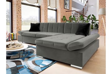 Kintore 3-sits Hörnsoffa NO_BRAND Grey-brown - Møbler - Sofaer - Hjørnesofaer