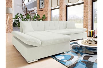 Kintore 3-sits Hörnsoffa NO_BRAND White - Møbler - Sofaer - Hjørnesofaer