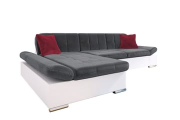 Kintore 3-sits Hörnsoffa NO_BRAND White/Grey - Møbler - Sofaer - Hjørnesofaer