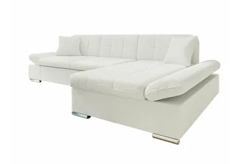Kintore 3-sits Hörnsoffa White - Møbler - Sofaer - Sofaer med sjeselong - 3 seters sofa med divan