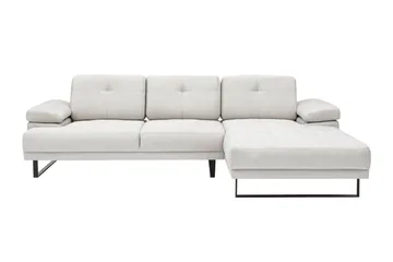 Kitimat 3-seter Høyrevendt L-formet Sofa med Sjeselong 314 cm i Stoff - Beige - Møbler - Sofaer - Sofaer med sjeselong - 3 seters sofa med divan
