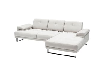 Kitimat 3-seter Høyrevendt L-formet Sofa med Sjeselong 314 cm i Stoff - Beige - Møbler - Sofaer - Sofaer med sjeselong - 3 seters sofa med divan