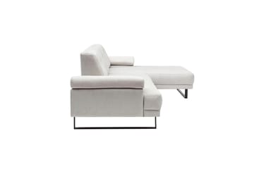 Kitimat 3-seter Høyrevendt L-formet Sofa med Sjeselong 314 cm i Stoff - Beige - Møbler - Sofaer - Sofaer med sjeselong - 3 seters sofa med divan
