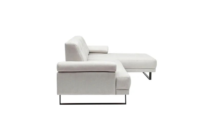 Kitimat 3-seter Høyrevendt L-formet Sofa med Sjeselong 314 cm i Stoff - Beige - Møbler - Sofaer - Sofaer med sjeselong - 3 seters sofa med divan