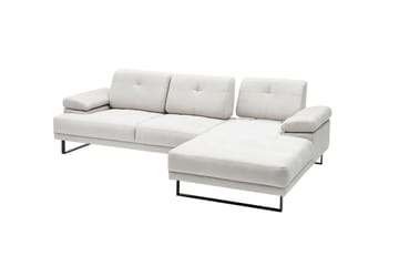 Kitimat 3-seter Høyrevendt L-formet Sofa med Sjeselong 314 cm i Stoff - Beige - Møbler - Sofaer - Sofaer med sjeselong - 3 seters sofa med divan