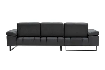 Kitimat 3-seter Venstrevendt L-formet Sofa med Sjeselong 274 cm i Stoff - Grå - Møbler - Sofaer - Sofaer med sjeselong - 3 seters sofa med divan