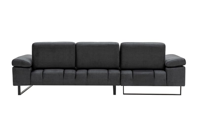 Kitimat 3-seter Venstrevendt L-formet Sofa med Sjeselong 274 cm i Stoff - Grå - Møbler - Sofaer - Sofaer med sjeselong - 3 seters sofa med divan